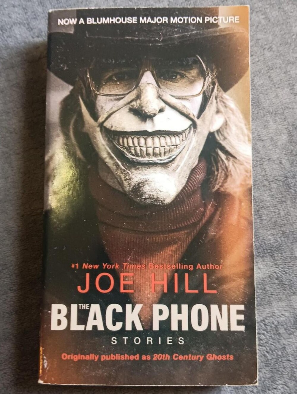 The Black Phone, Joe Hill, Horror Novel Paperback Book, Creepy, Weird, Scary